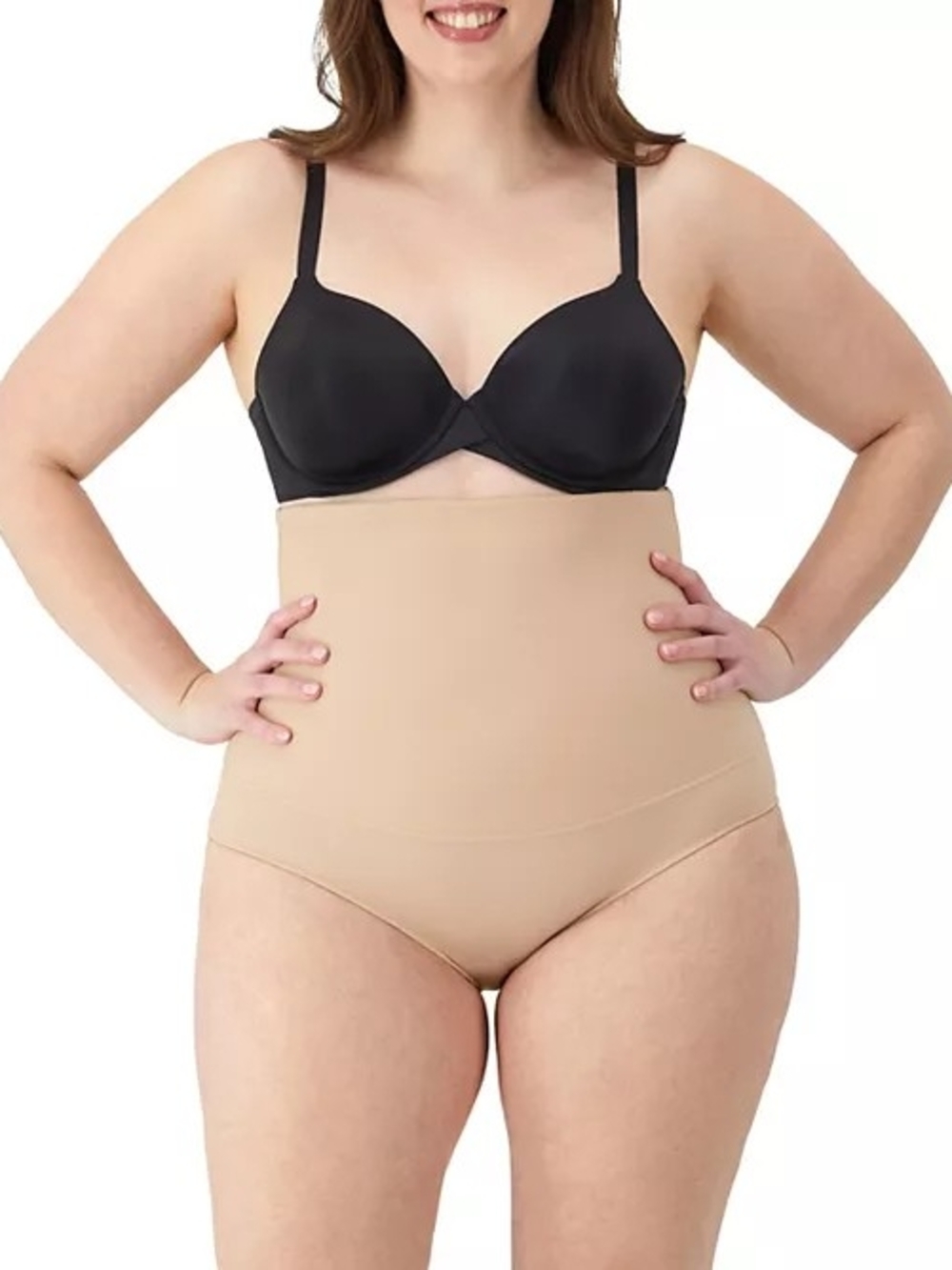 Maidenform High-Waist Shaper Brief in Nude XXL Plus SIZE